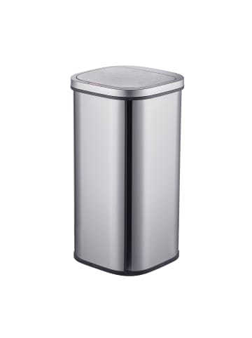 relaxdays Mülleimer mit Sensor in Silber - 30 Liter