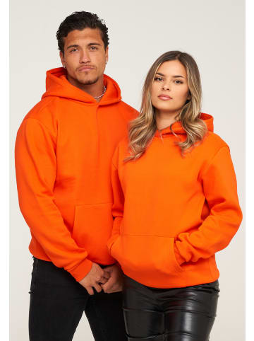 behype Kapuzenpullover - BHPERTH Basic Oversize Einfarbig in Orange