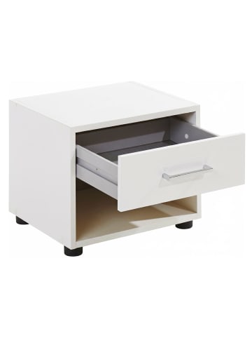 Wimex Nachtkonsolen 2er Set Petra je 42 / 35 / 32cm weiß
