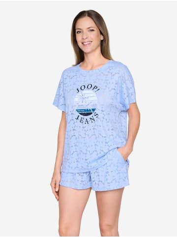 Joop! Jeans Pyjamaoberteil Allover Lace in Serenity