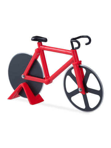 relaxdays 10x Pizzaschneider in Rot