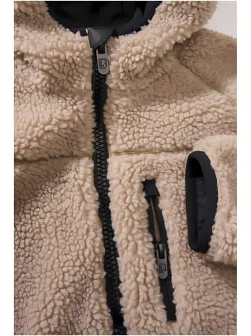 Brandit Kinder Fleecejacke/Fleecepullover "Kids Teddyfleece Jacket Hooded" in Braun