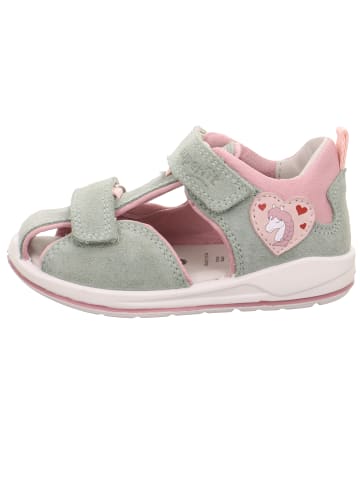 superfit Sandale BOOMERANG in Grün/Rosa
