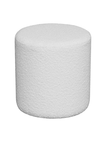 ebuy24 Pouf Ejby Weiß 34 x 34 cm