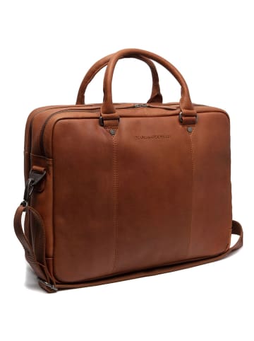 The Chesterfield Brand Wax Pull Up Aktentasche Leder 41 cm Laptopfach cognac