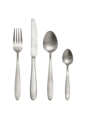 Bloomingville Besteck Frea 4er Set aus Edelstahl in silber