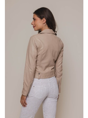 RINO&PELLE Lederjacke für Damen in beige