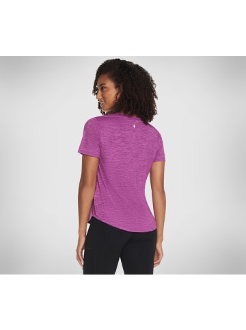 Skechers T-Shirts "GODRI SWIFT TEE" in Violett / Stockrose