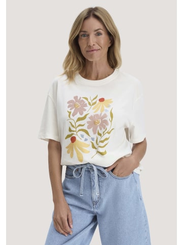 Hessnatur Hessnatur Print T-Shirt Oversize aus reiner Bio-Baumwolle in naturweiss