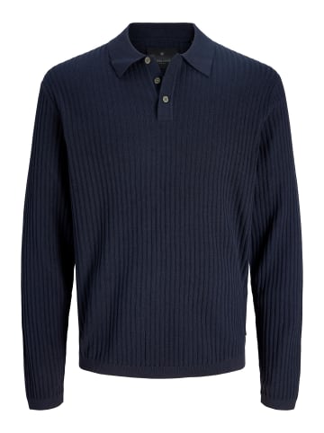 Jack & Jones Gestricktes Polo in Night Sky