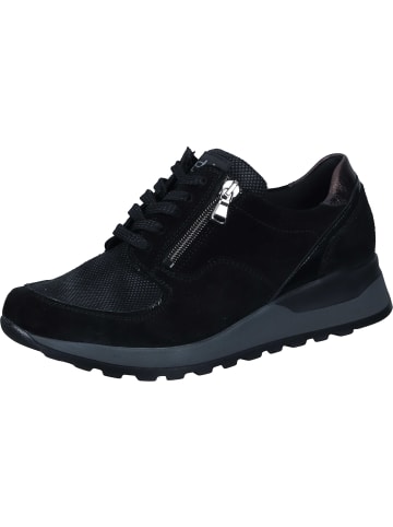 WALDLÄUFER Schnürschuhe in schwarz/merlot
