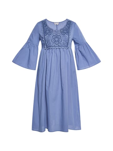 Usha Damen Kleid in Denimblau