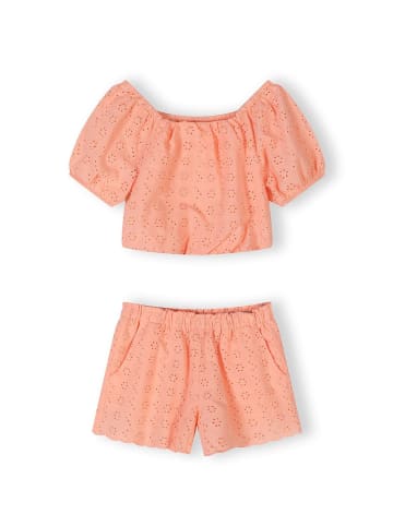 Minoti 2-tlg T-Shirt & Shorts 30SET150 in apricot