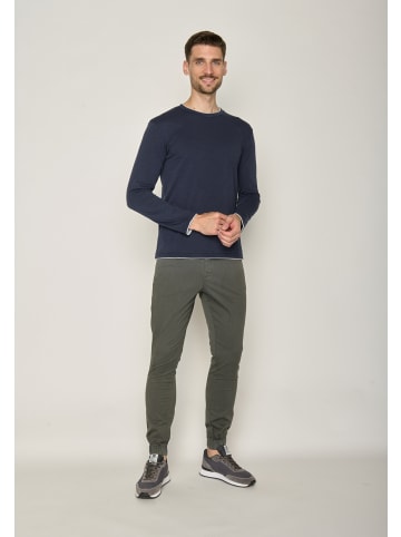 GreenBomb Longsleeve Basic in Marineblau