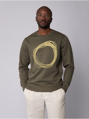 wat? Apparel Sweatshirt Kreis in Khaki