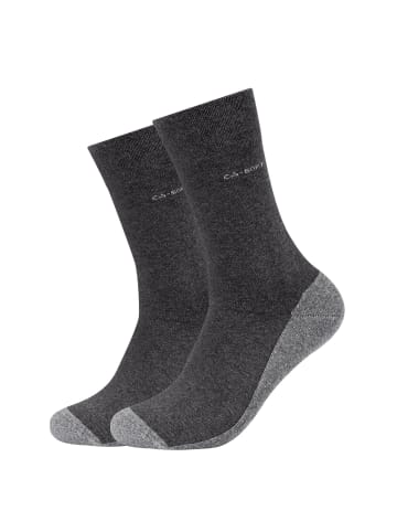 camano Socken 4er Pack ca-soft in dunkelgrau melange