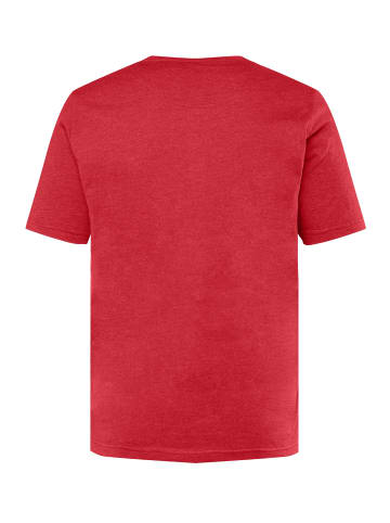 Men Plus Kurzarm T-Shirt in rot
