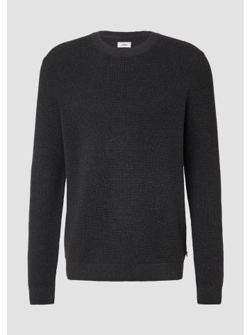 s.Oliver Strickpullover in 9898_dunkelgrau