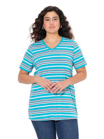 Ulla Popken Shirt in tiefes aqua