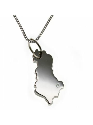 Schmuckador Halskette 50cm Albanien in silber