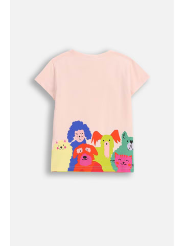 Coccodrillo T-Shirt mit kurzen Ärmeln in rosa