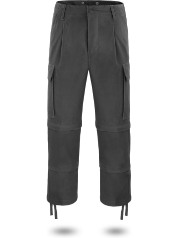 Normani Outdoor Sports Herren 3-in-1 Zip-Off Moleskinhose Daytona in Grau