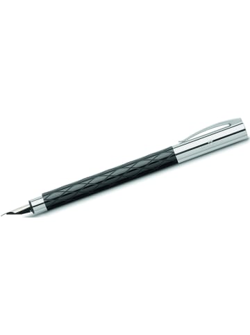 Faber-Castell Füllfederhalter Ambition Rhombus schwarz EF im Etui