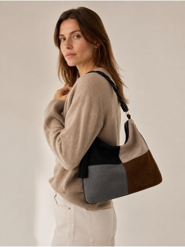 collezione alessandro Schultertasche " Patchwork " in schwarz
