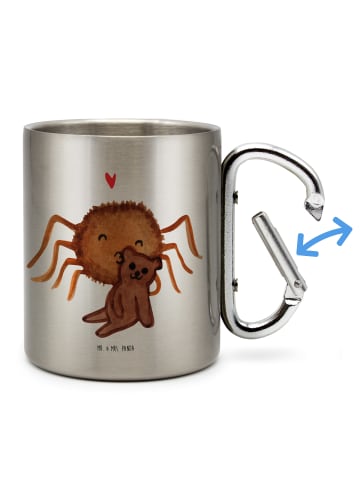 Mr. & Mrs. Panda Tasse Spinne Agathe Teddy ohne Spruch in Silber