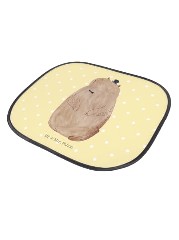 Mr. & Mrs. Panda Sonnenschutz Auto Murmeltier ohne Spruch in Gelb Pastell