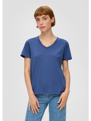 s.Oliver T-Shirt kurzarm in Blau