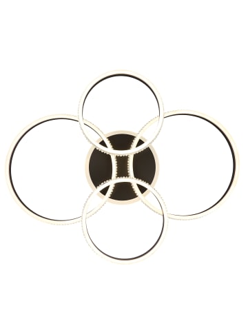 Globo lighting Deckenleuchte "GROUNI" in black