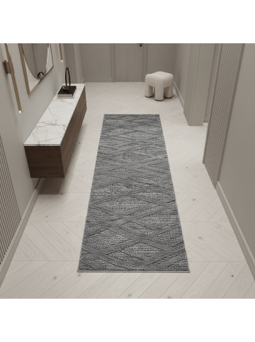 KADIMA DESIGN Teppich 3D Waschbar Boho EISACK Strapazierfähig OEKO-TEX Wohnzimmer