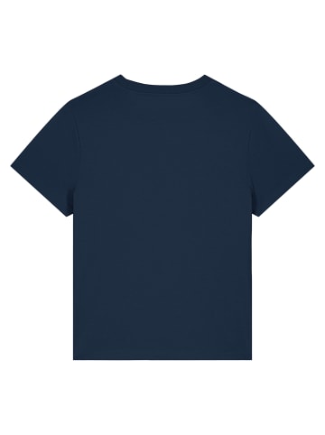 wat? Apparel T-Shirt Kaktus im Sonnenuntergang in Dunkelblau