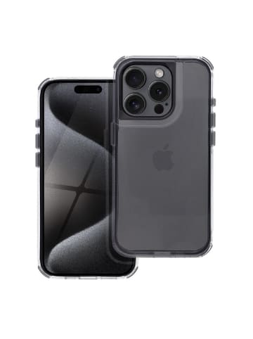 COFI 1453 Matrix Clear Case Handyhülle kompatibel mit iPhone 16 Pro Schwarz in Schwarz