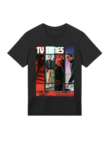 F4NT4STIC T-Shirt TV Times Patrick McGoohan The Prisoner 1967 Cover in schwarz