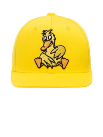 Logoshirt Snapback Cap Maus - Ente sitzt in gelb