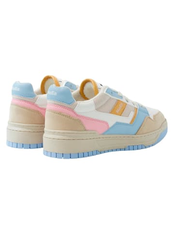 MoEa Turnschuhe in white/blue/yellow/pink