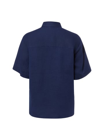 Marie Lund Bluse Ida in indigo - 0006