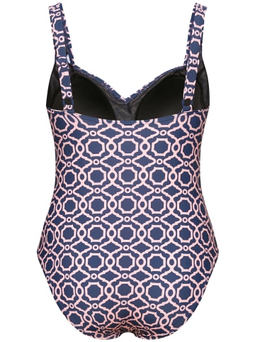 Ulla Popken Badeanzug in marine