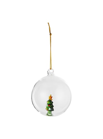 Butlers Glaskugel HANG ON Tannenbaum in Transparent