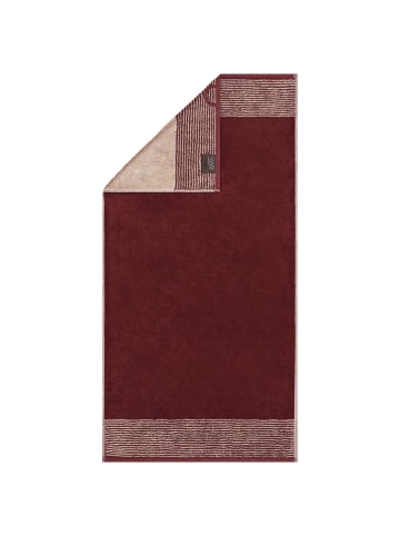 Cawö Handtuch 1er Pack in Bordeaux