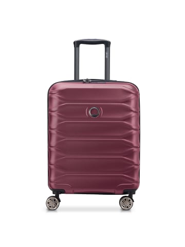 Delsey Meteor 4 Rollen Kabinentrolley 55 cm mit Dehnfalte in bordeaux