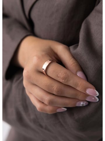 PURELEI Ring Big Shiny Adjustable in Rosegold
