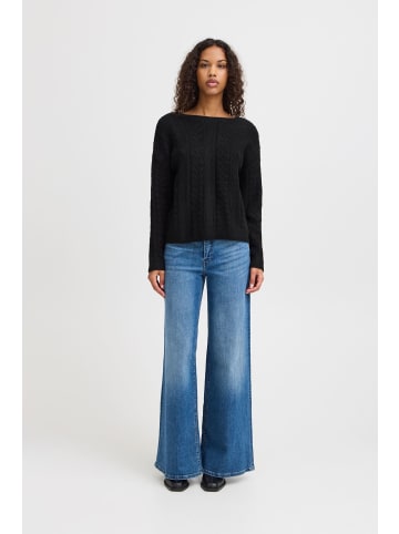 ICHI Strickpullover IHLIYANNA Regular fit in Black