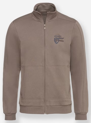 WITT WEIDEN Sweatjacke in taupe
