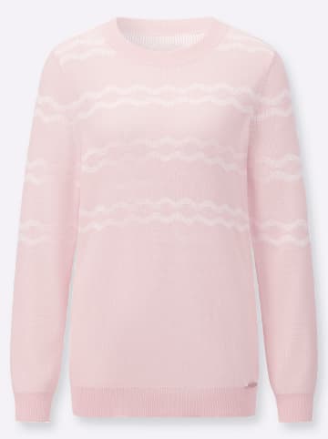 WITT WEIDEN Pullover in hellrosé-meliert
