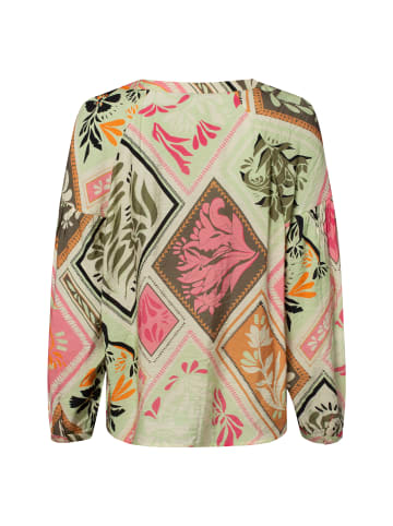 comma Bluse in mint mehrfarbig - 0001