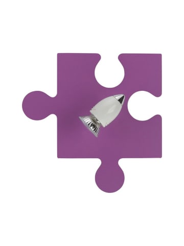 Licht-Erlebnisse Wandlampe (B)26.5 x (L)26.5 x (H)26.5 cm in Lila