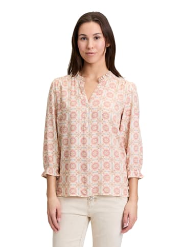 CARTOON Casual-Bluse mit Raffung in Cream/Rosé
